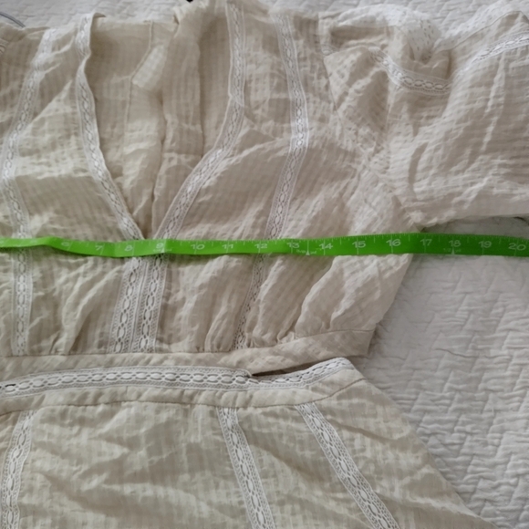 Sandro Alaya Cutout Seersucker Mini Dress Sz S - Picture 14 of 16